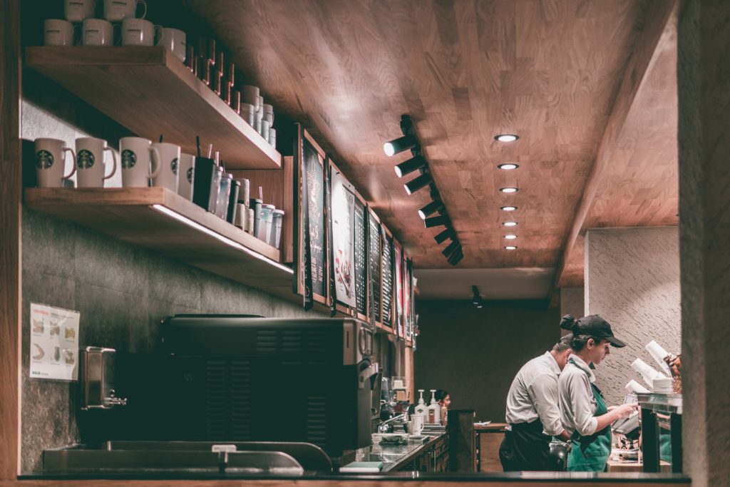 barista in a coffee shop