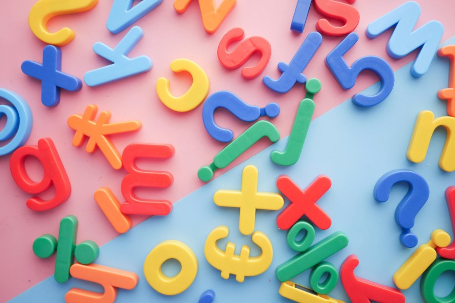 Colorful Bilingual Letters